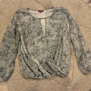Vince Camuto BLUE,GRAY, WHITE, BLACK Blouse